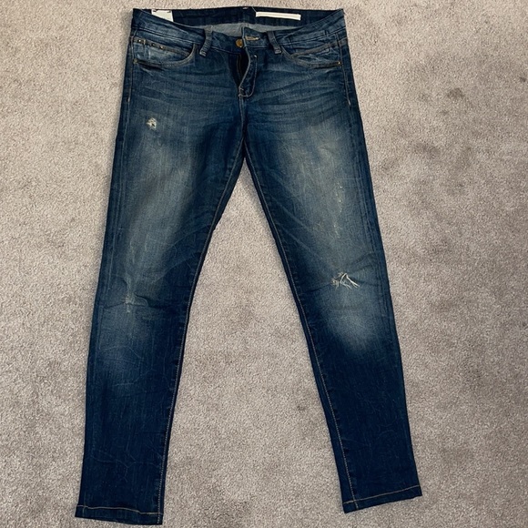 ZARA trafaluc jeans the rebel skinny fit pants jeans denim 6 iso - Picture 5 of 15